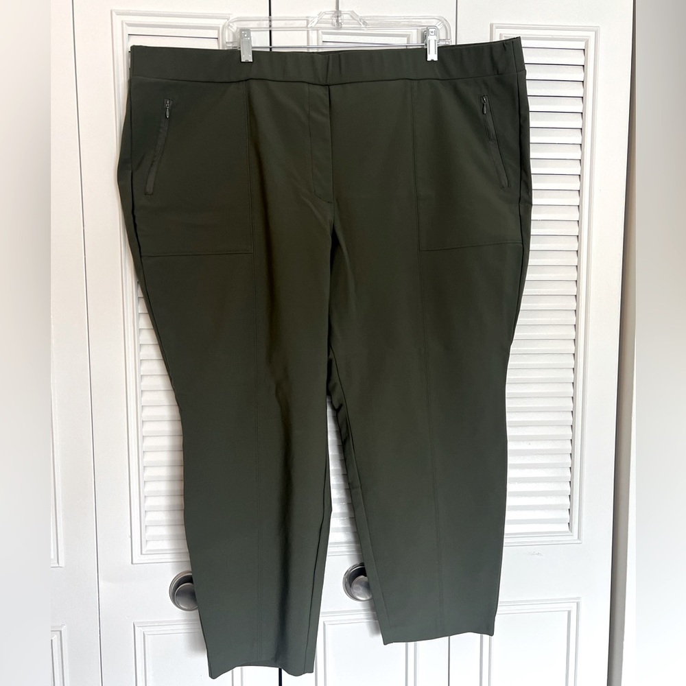 Lane Bryant Green Skinny Pants
